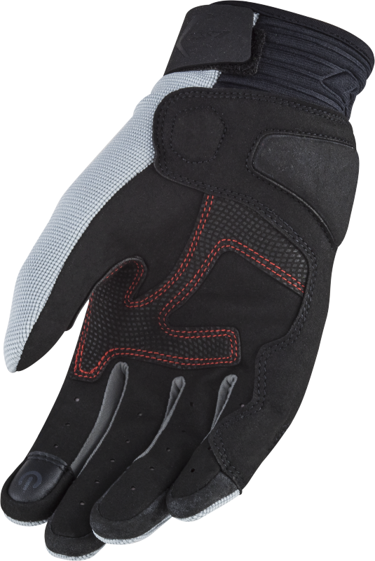 LS2 All Terrain Motorradhandschuhe - Grau Rot