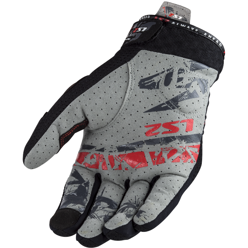 LS2 Chaki Motorradhandschuhe - Schwarz