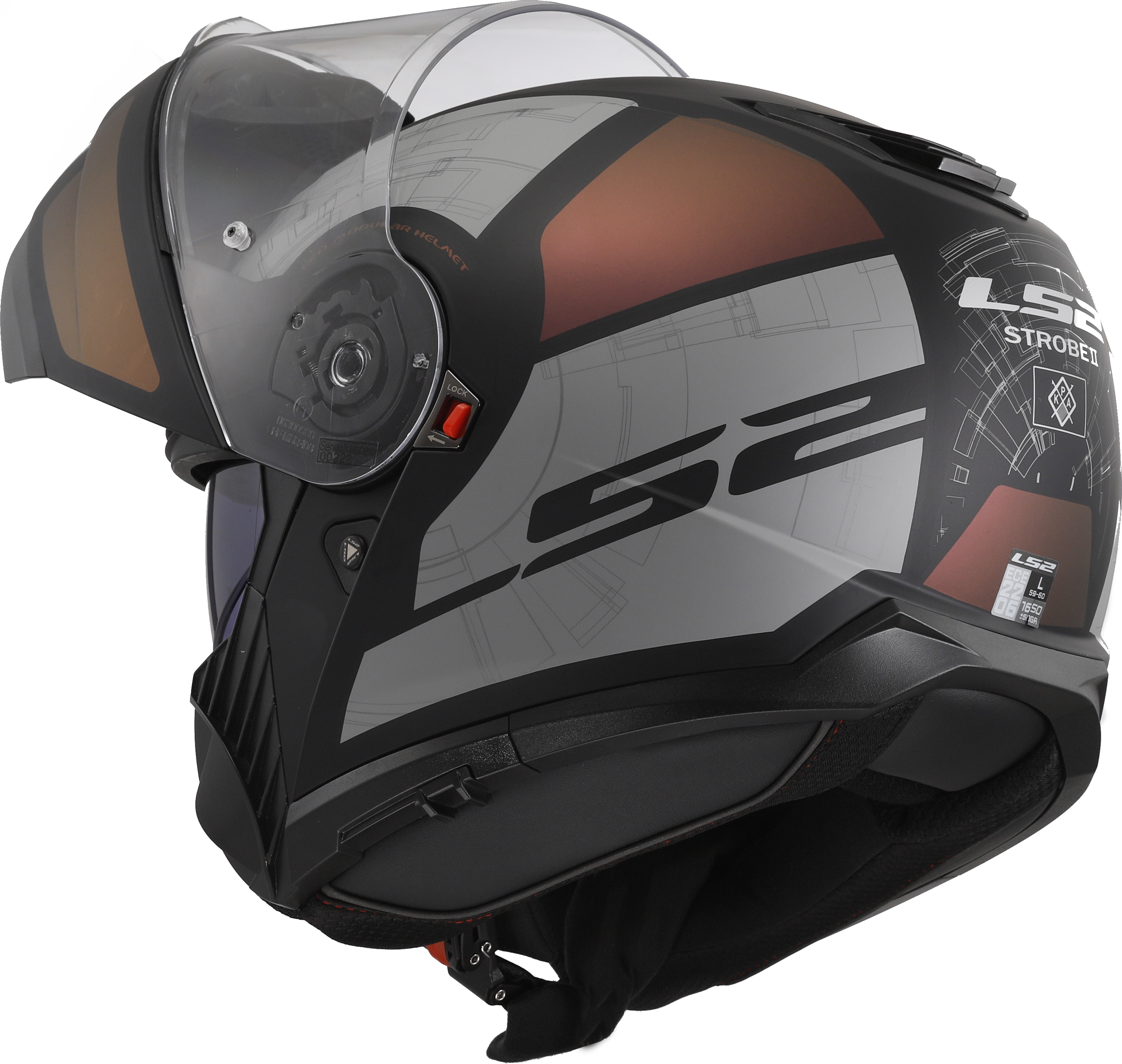 STROBE II ORION MATT BLACK PURPLE BLUE
