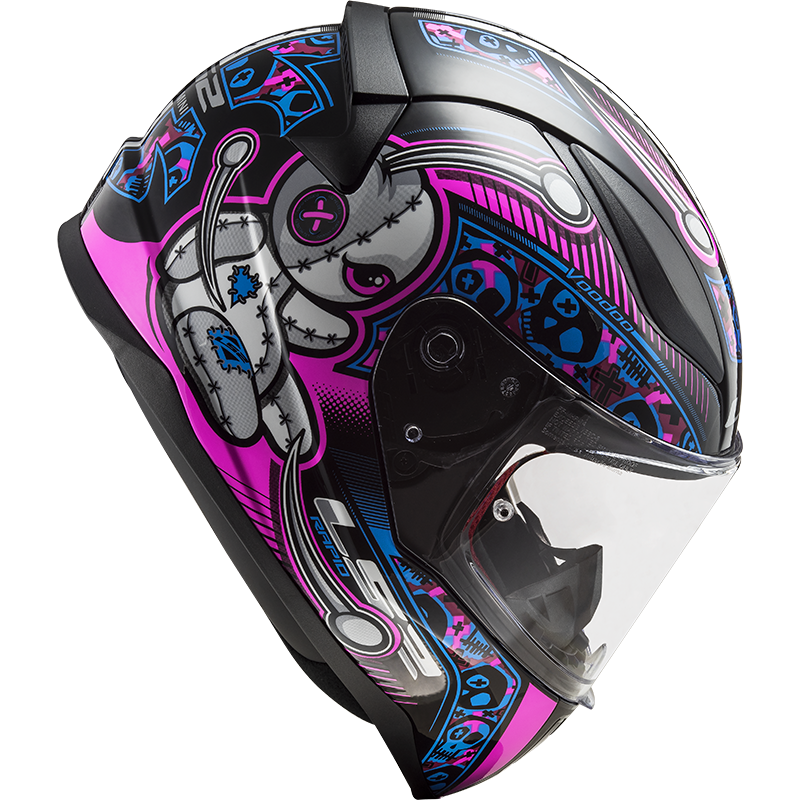 RAPID MINI VOODOO GLOSS BLACK FLUO RED