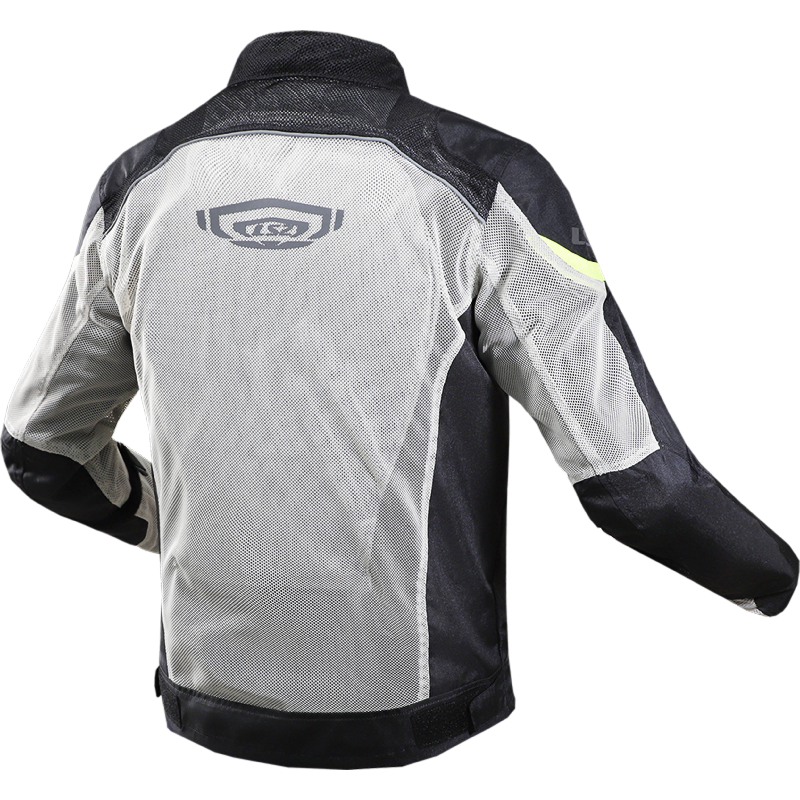 LS2 Airy Motorradjacke - Schwarz Grau Gelb