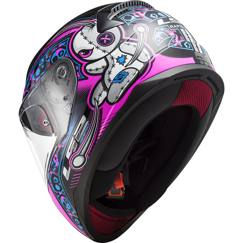 RAPID MINI VOODOO GLOSS BLACK FLUO RED