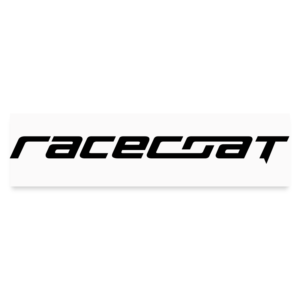 Racecoat XL Aufkleber Schwarz