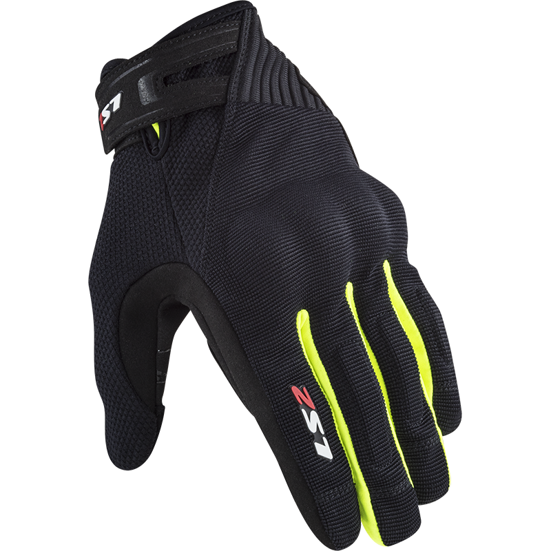 LS2 Dart II Motorradhandschuhe - Schwarz H-V Gelb