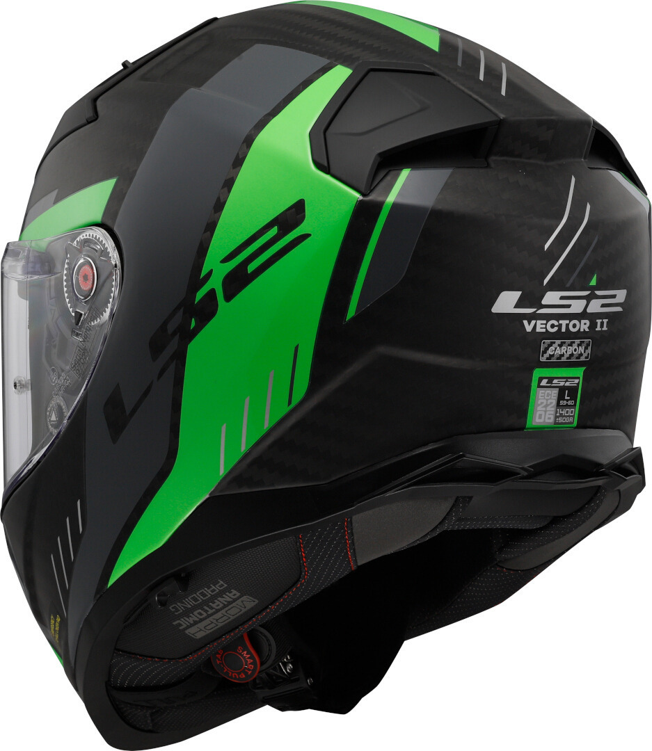  VECTOR II CARBON GRID MATT FLUO GREEN FF811