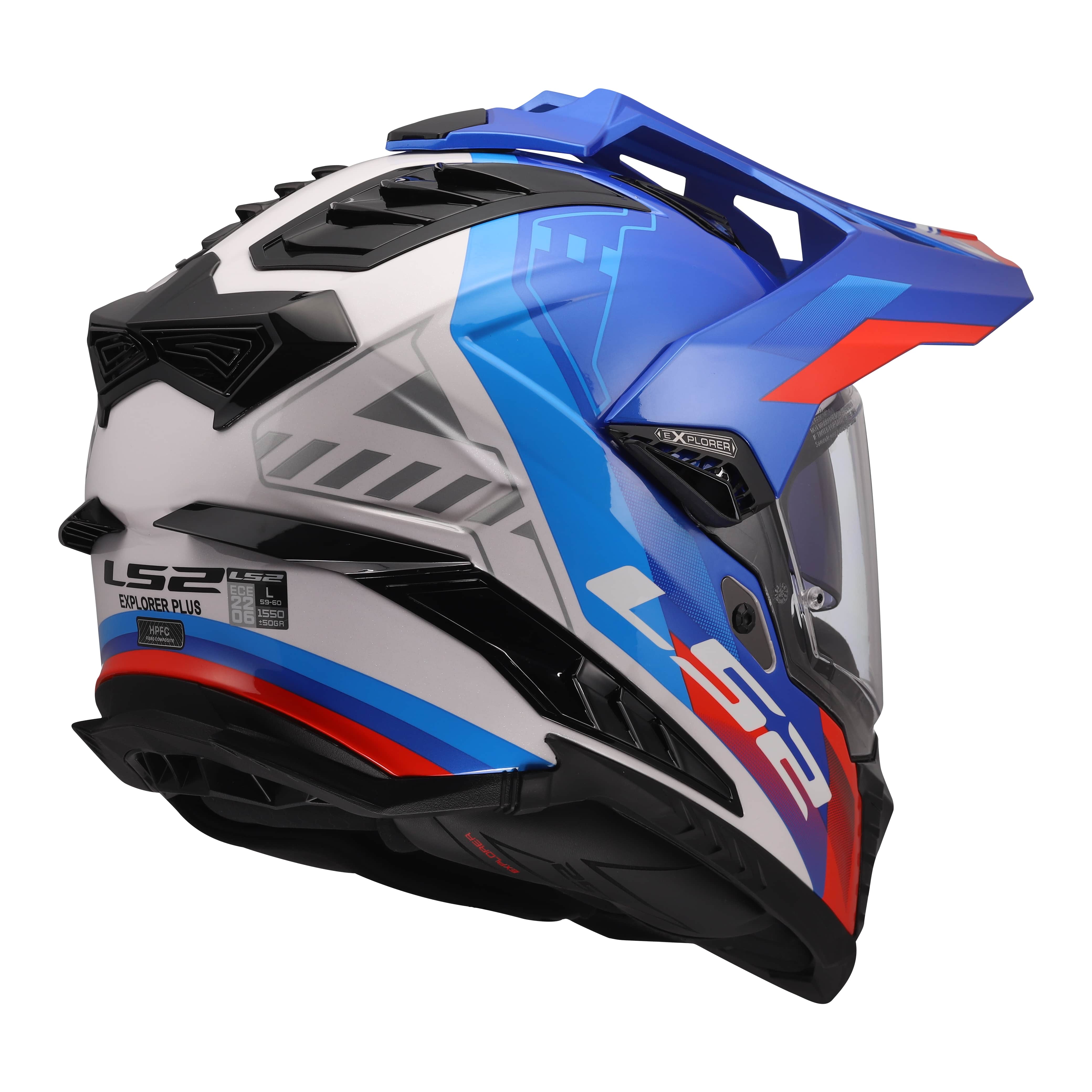 EXPLORER HEXA WHITE BLUE RED MX701