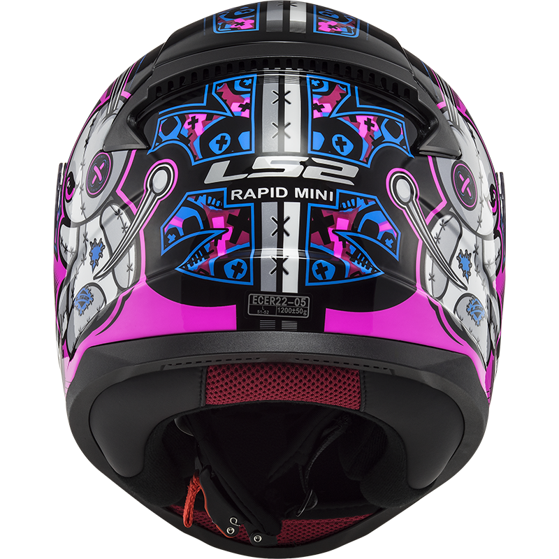 RAPID MINI VOODOO GLOSS BLACK FLUO RED
