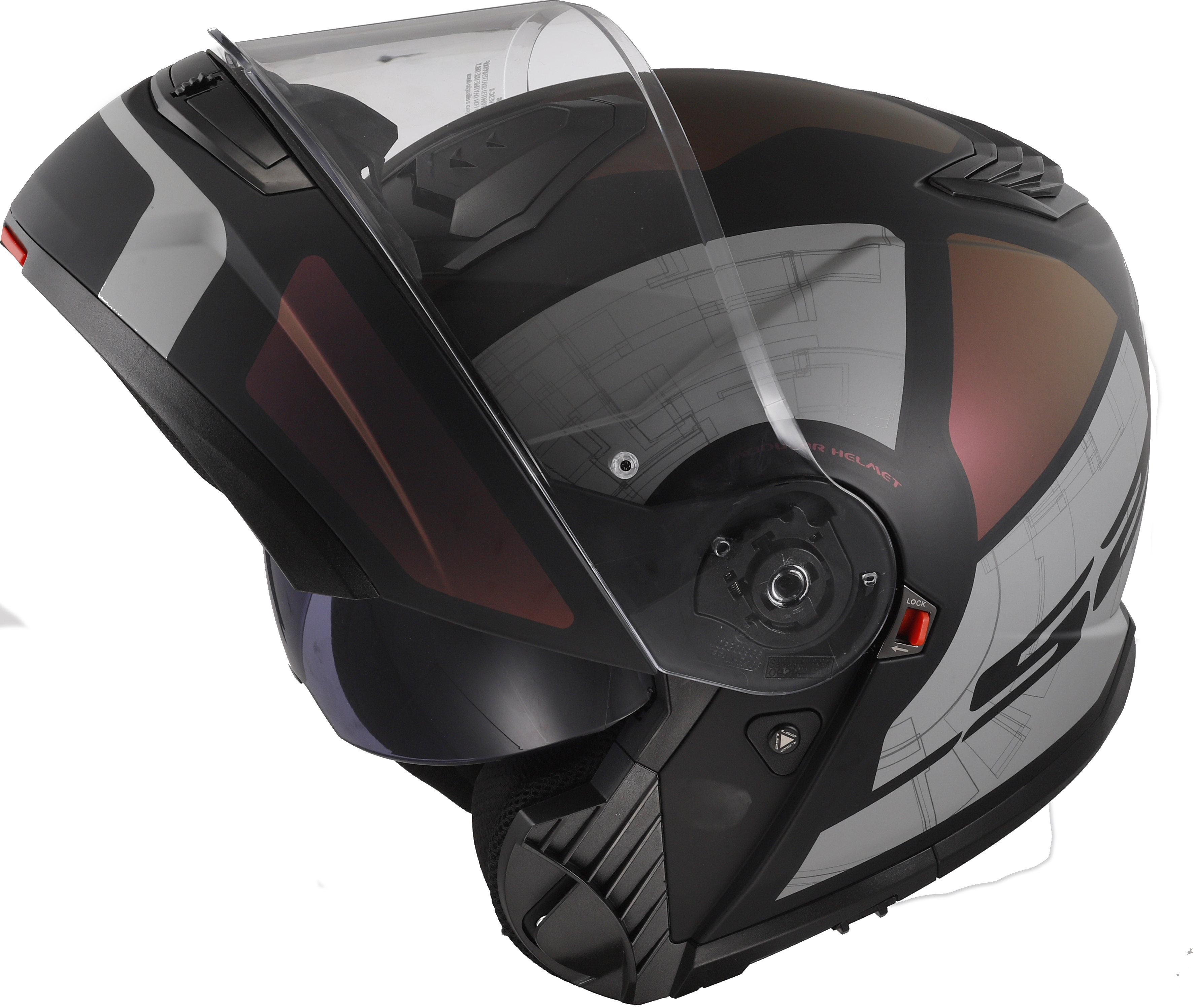STROBE II ORION MATT BLACK PURPLE BLUE