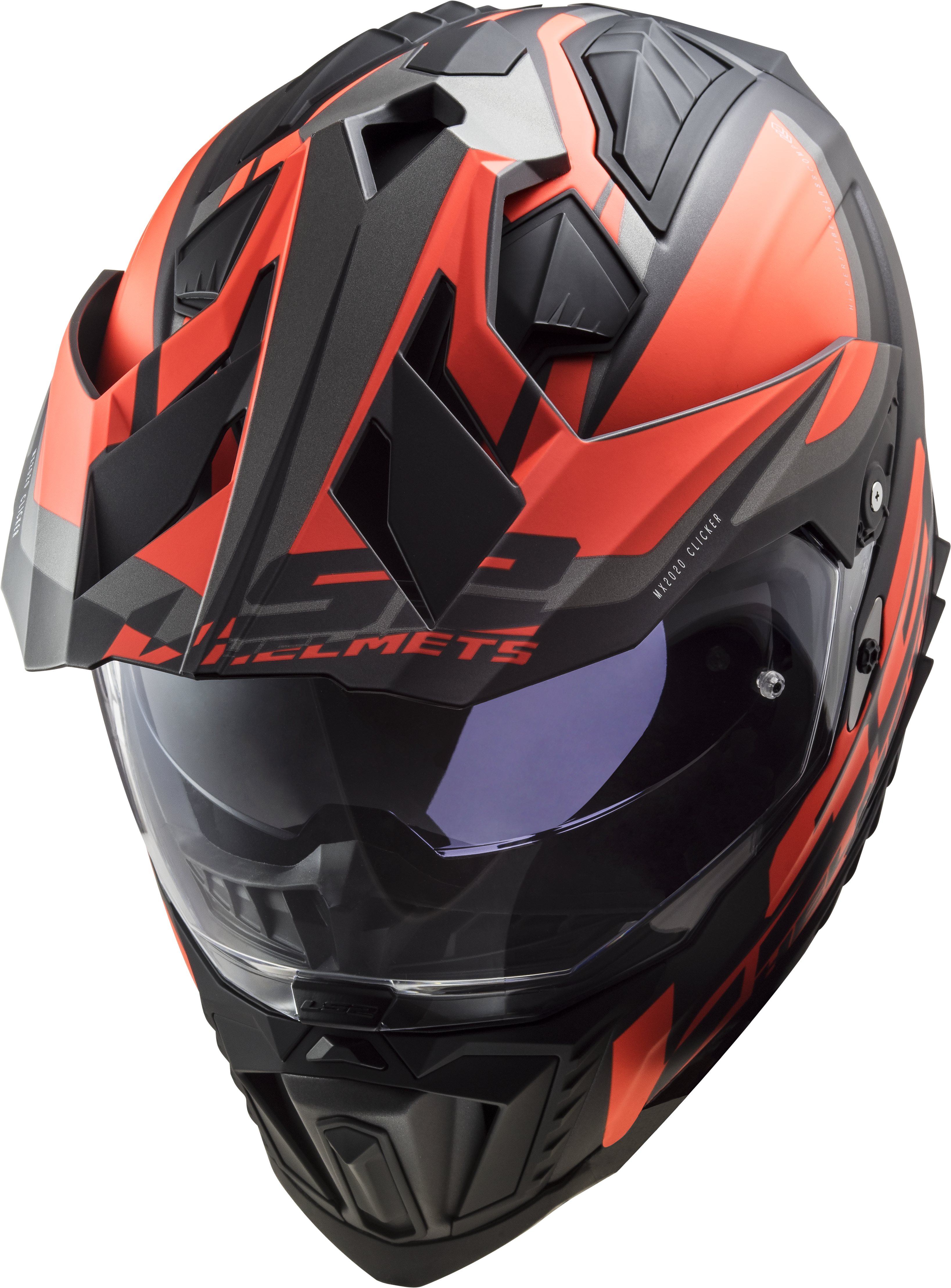 EXPLORER ALTER MATT BLACK FLUO ORANGE MX701