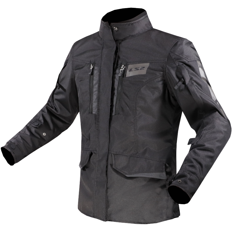 LS2 Metropolis EVO Motorradjacke - Schwarz