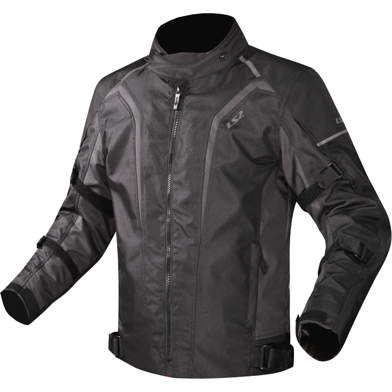 LS2 Sepang Motorradjacke - Schwarz dunkel Grau