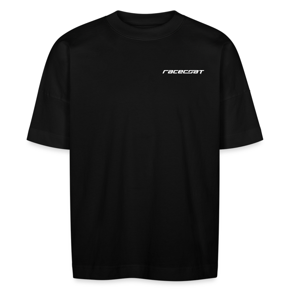 Racecoat "not a crime" Unisex Oversize T-Shirt mit Backprint