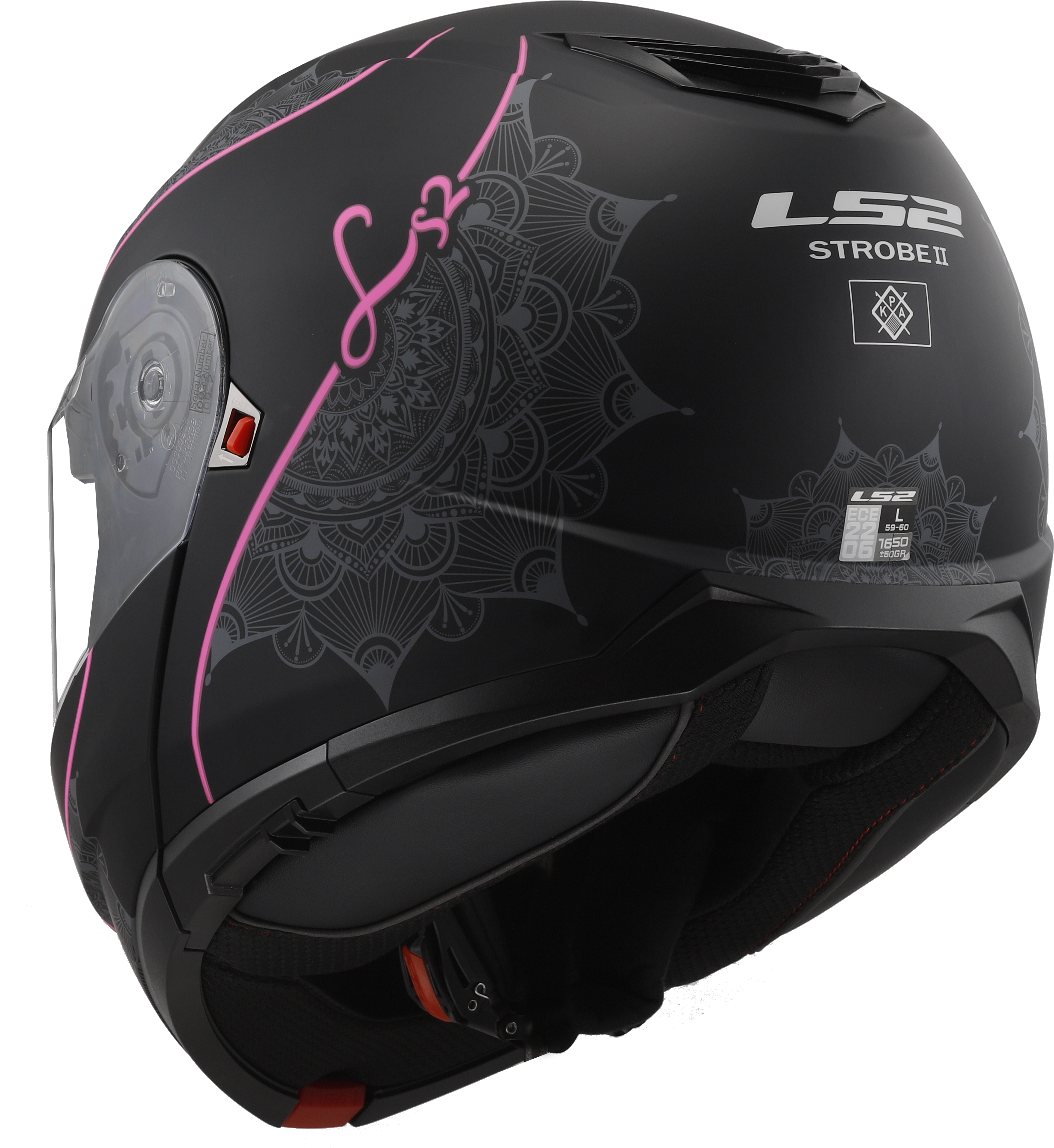 STROBE II LUX MATT BLACK PINK