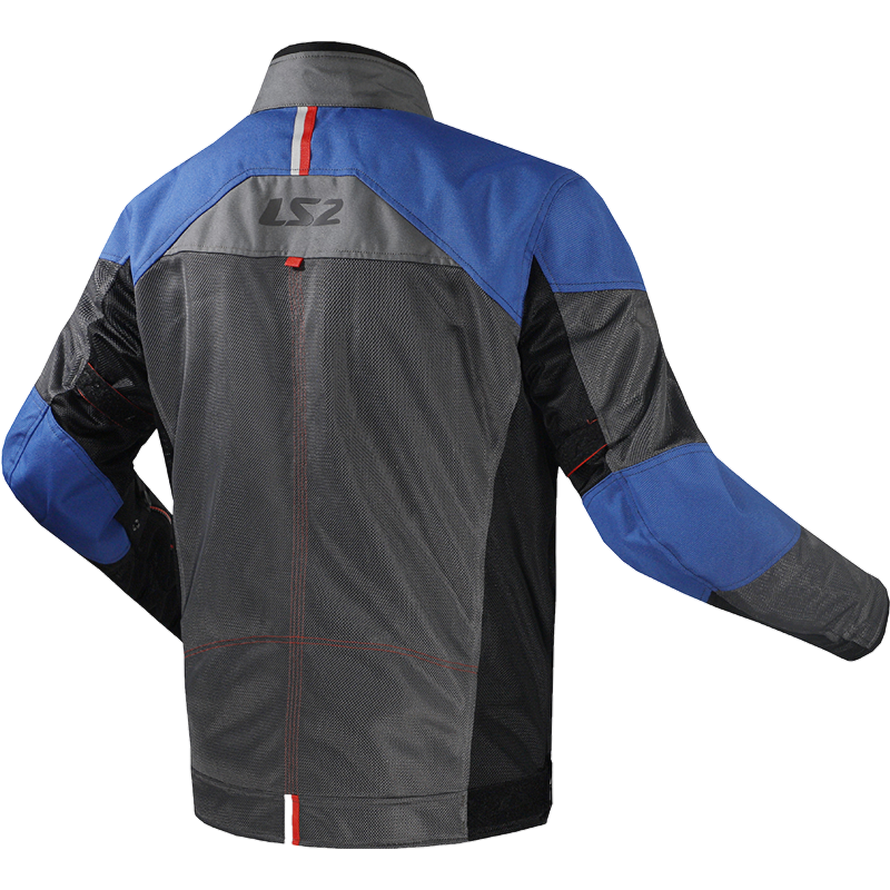 LS2 Alba Motorradjacke - Dunkel Grau Schwarz Blau