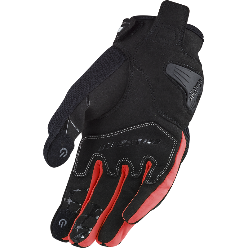 LS2 Dart II Motorradhandschuhe - Schwarz Rot