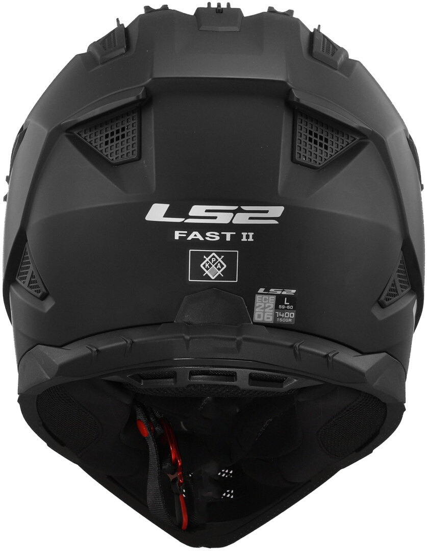 MX 708 FAST II SOLID Black Matt