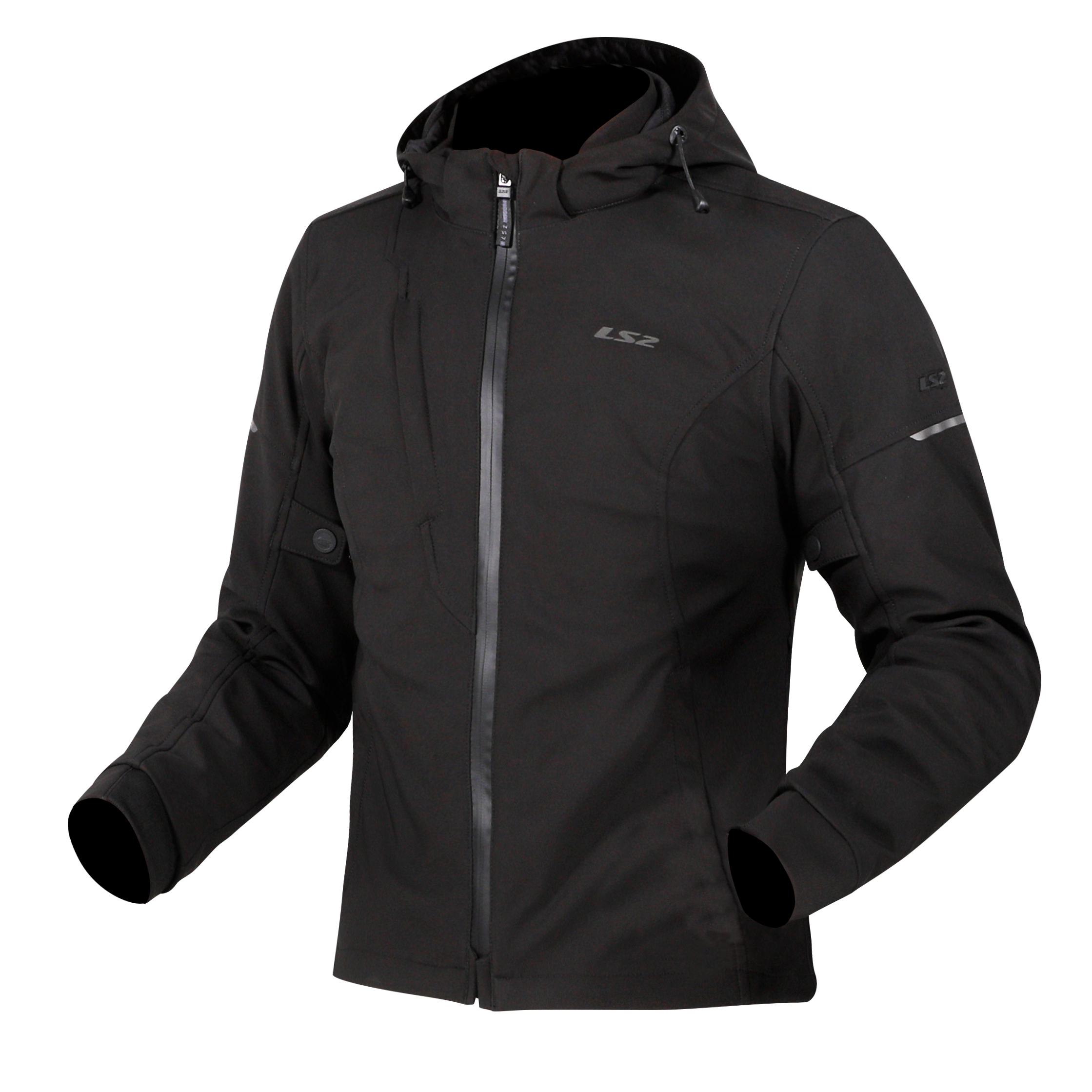 LS2 Bolten Motorradjacke - Schwarz 