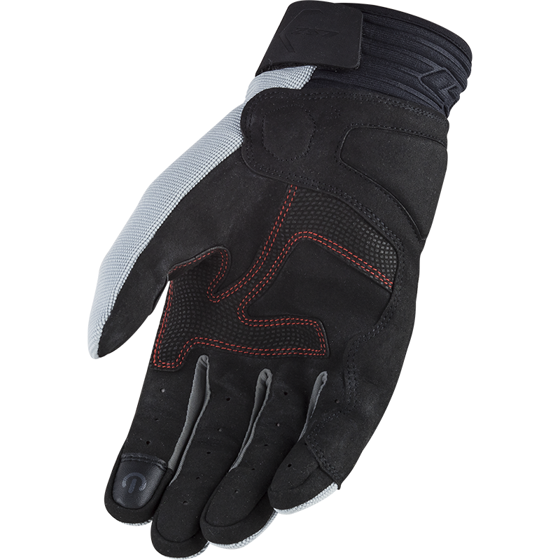 LS2 All Terrain Motorradhandschuhe - Grau Rot